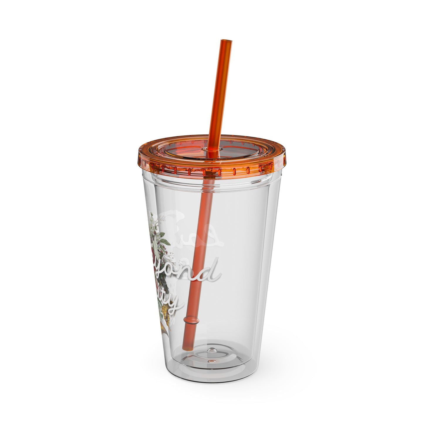 Love Beyond Eternity Sunsplash Tumbler with Straw, 16oz