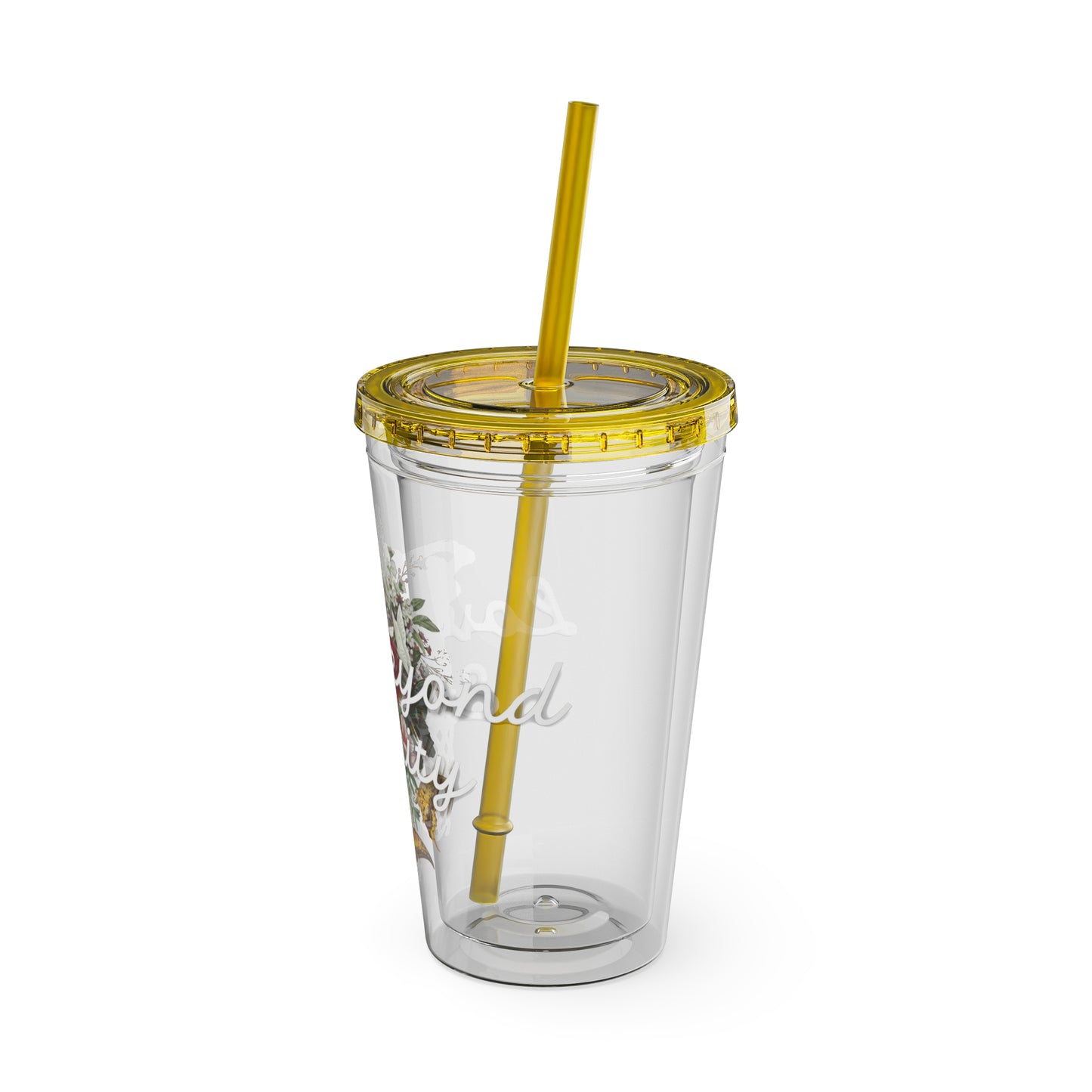 Love Beyond Eternity Sunsplash Tumbler with Straw, 16oz