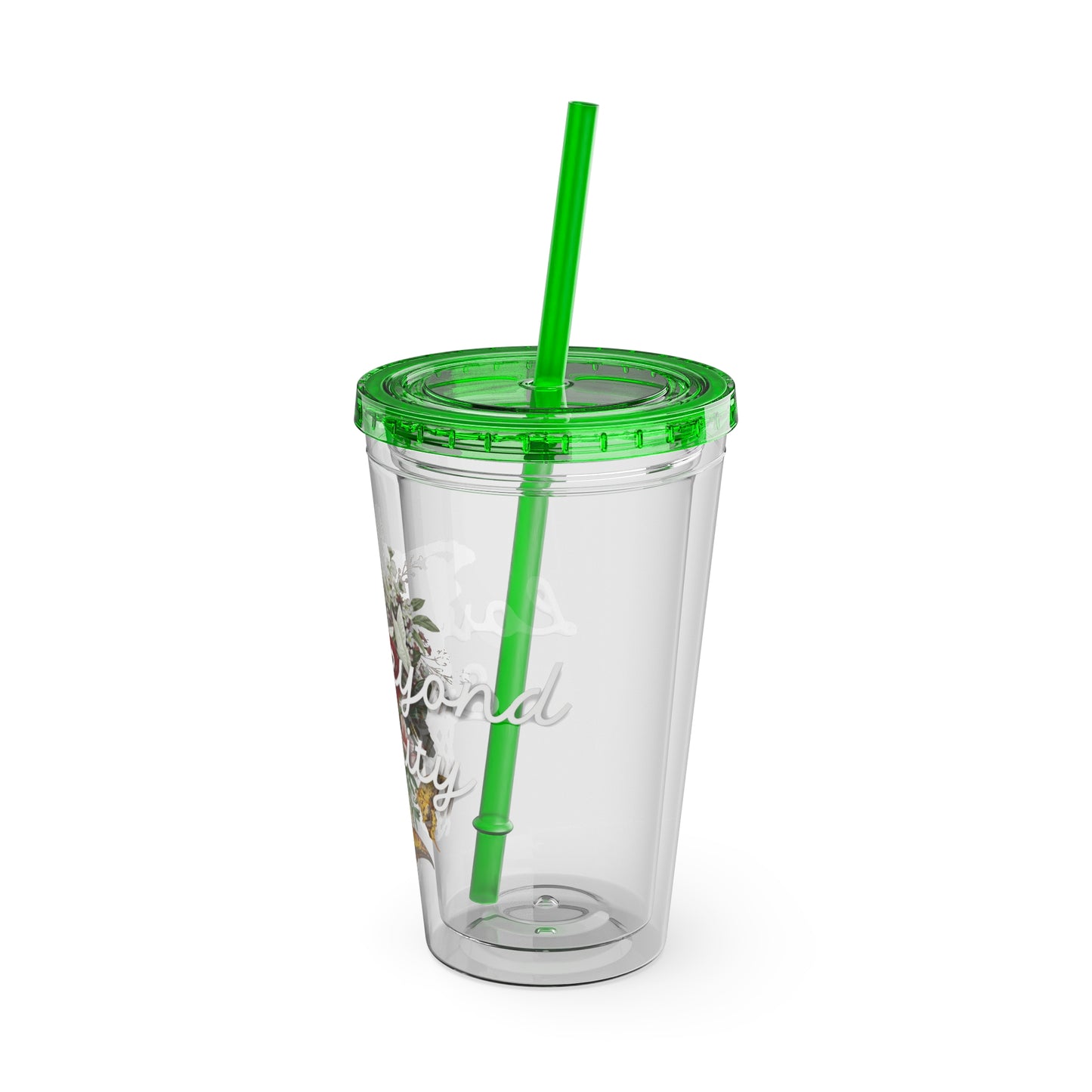 Love Beyond Eternity Sunsplash Tumbler with Straw, 16oz