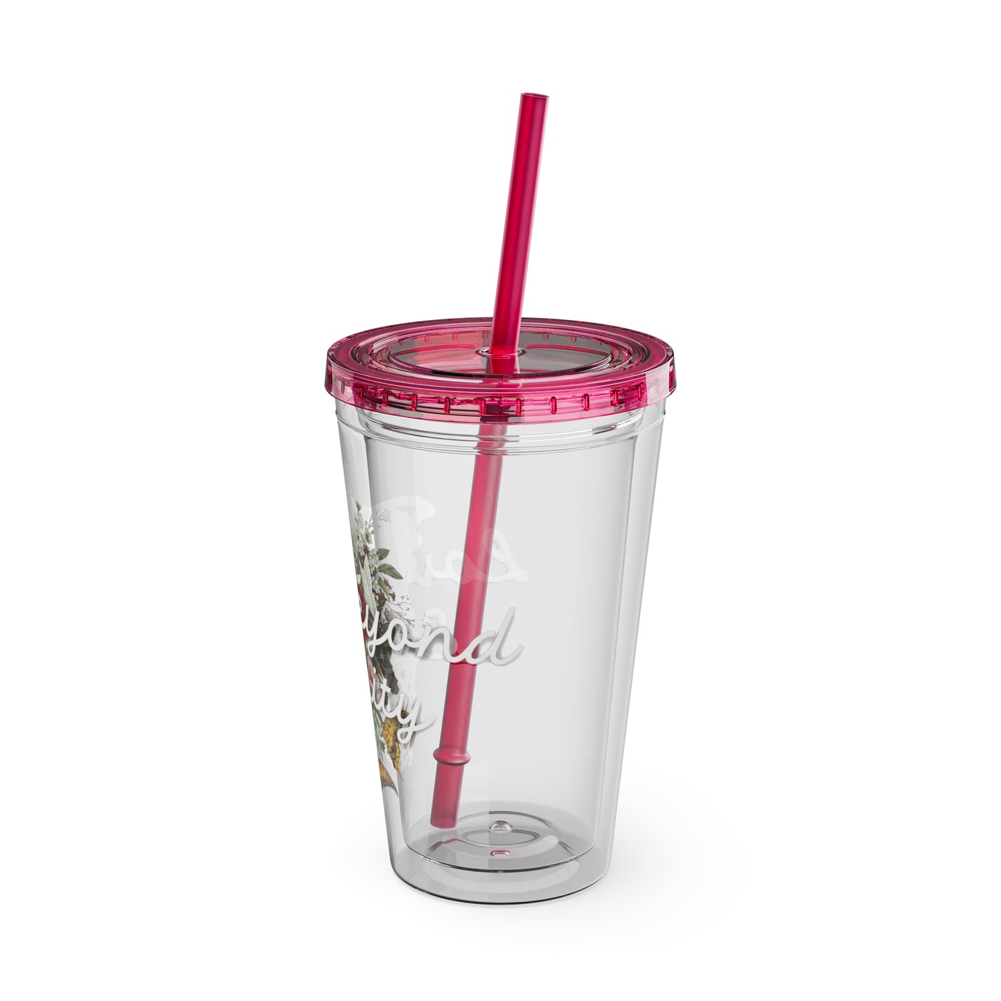 Love Beyond Eternity Sunsplash Tumbler with Straw, 16oz