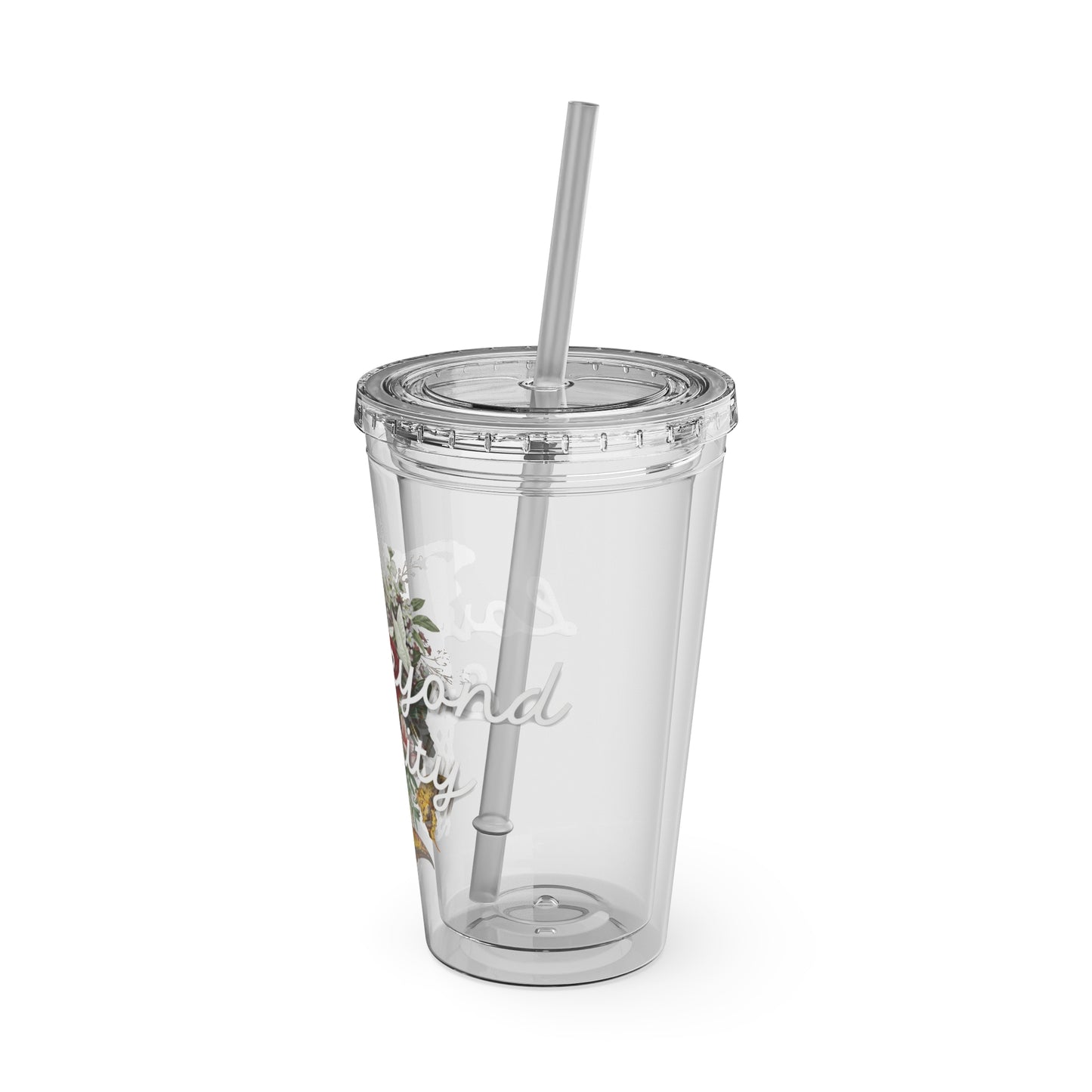 Love Beyond Eternity Sunsplash Tumbler with Straw, 16oz