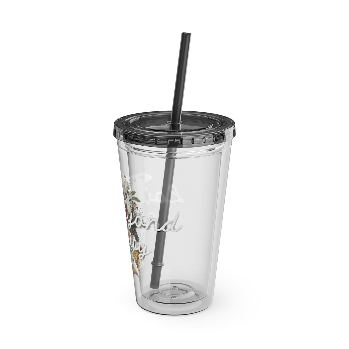 Love Beyond Eternity Sunsplash Tumbler with Straw, 16oz