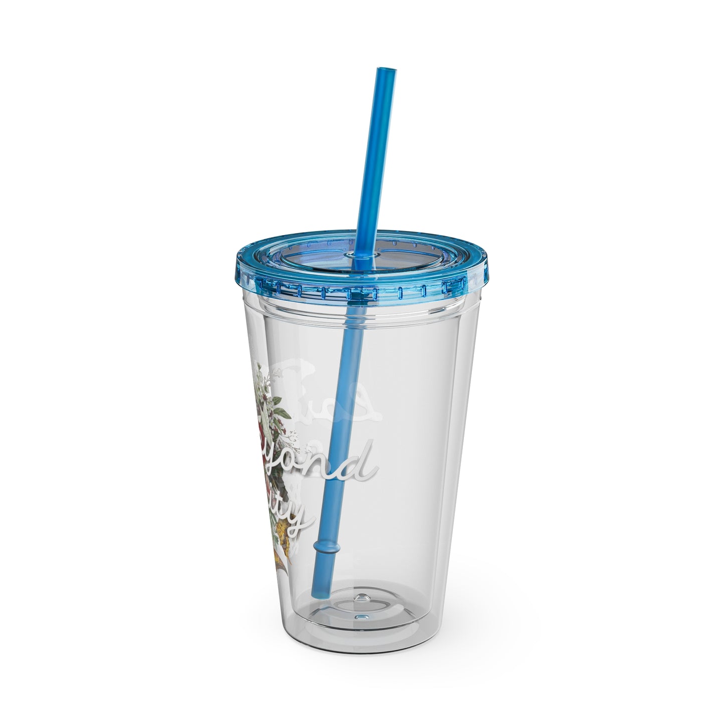 Love Beyond Eternity Sunsplash Tumbler with Straw, 16oz