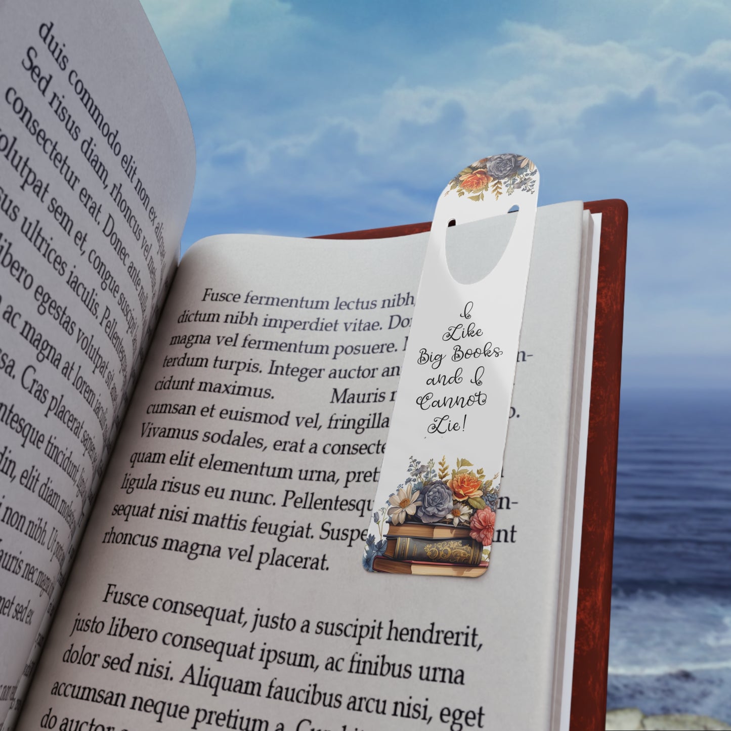 I look big books & I can not lie Bookmark