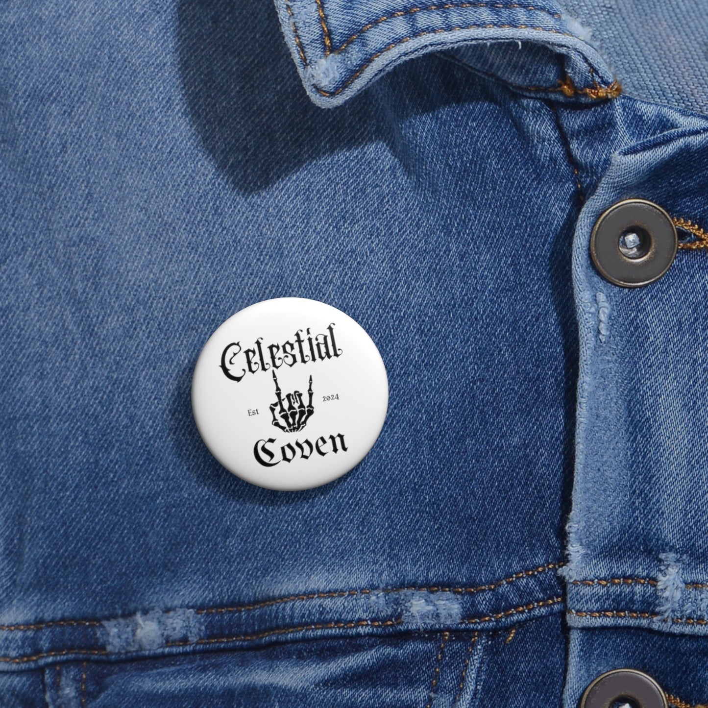 Celestial Coven Pin Button