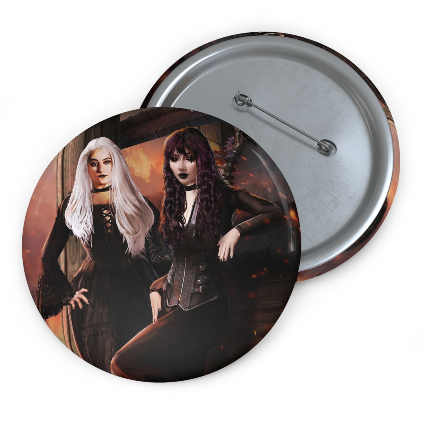 Death & Misery in Hell Pin Button