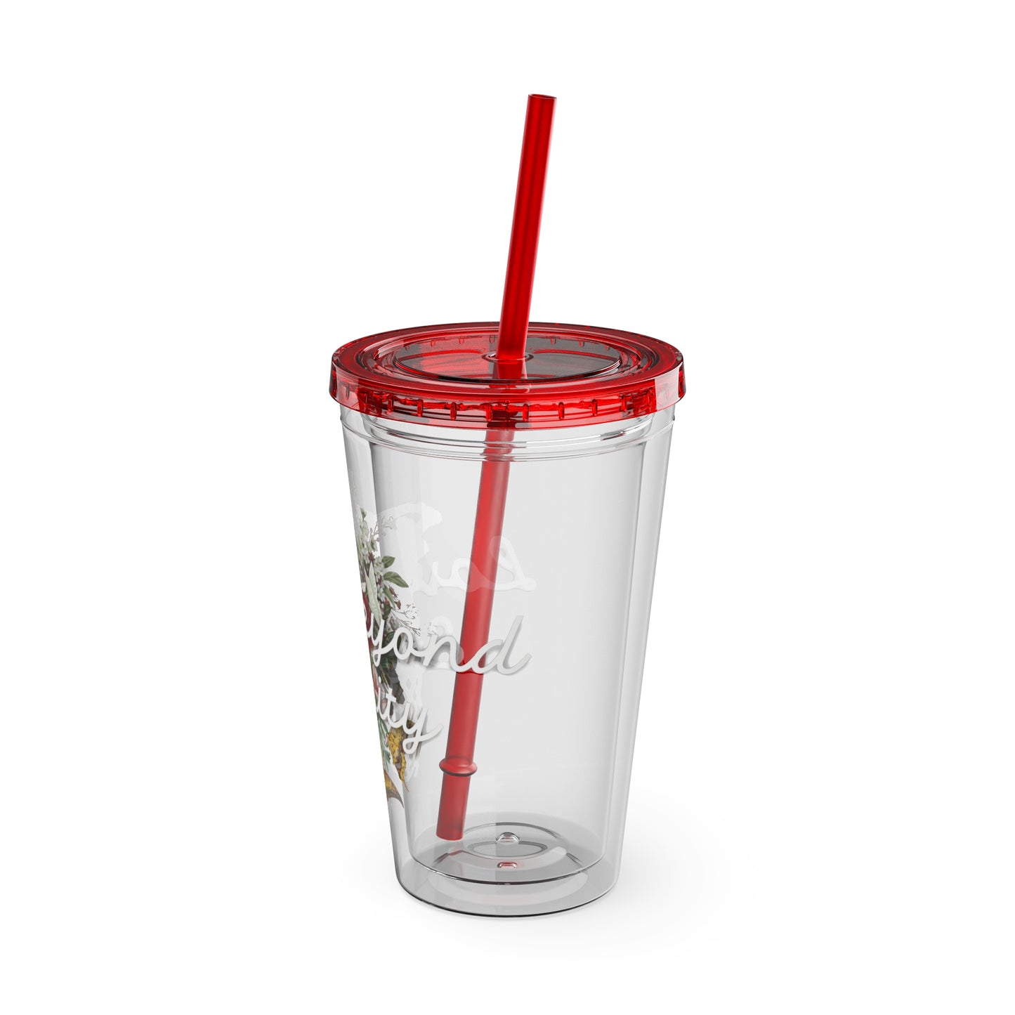 Love Beyond Eternity Sunsplash Tumbler with Straw, 16oz