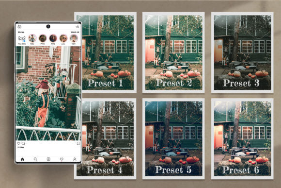 Halloween Lightroom Preset Photoshop LUT