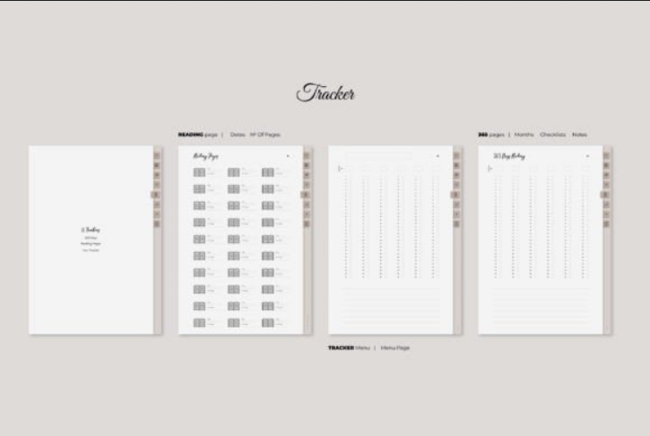 Digital Reading Journal, Clickable Book