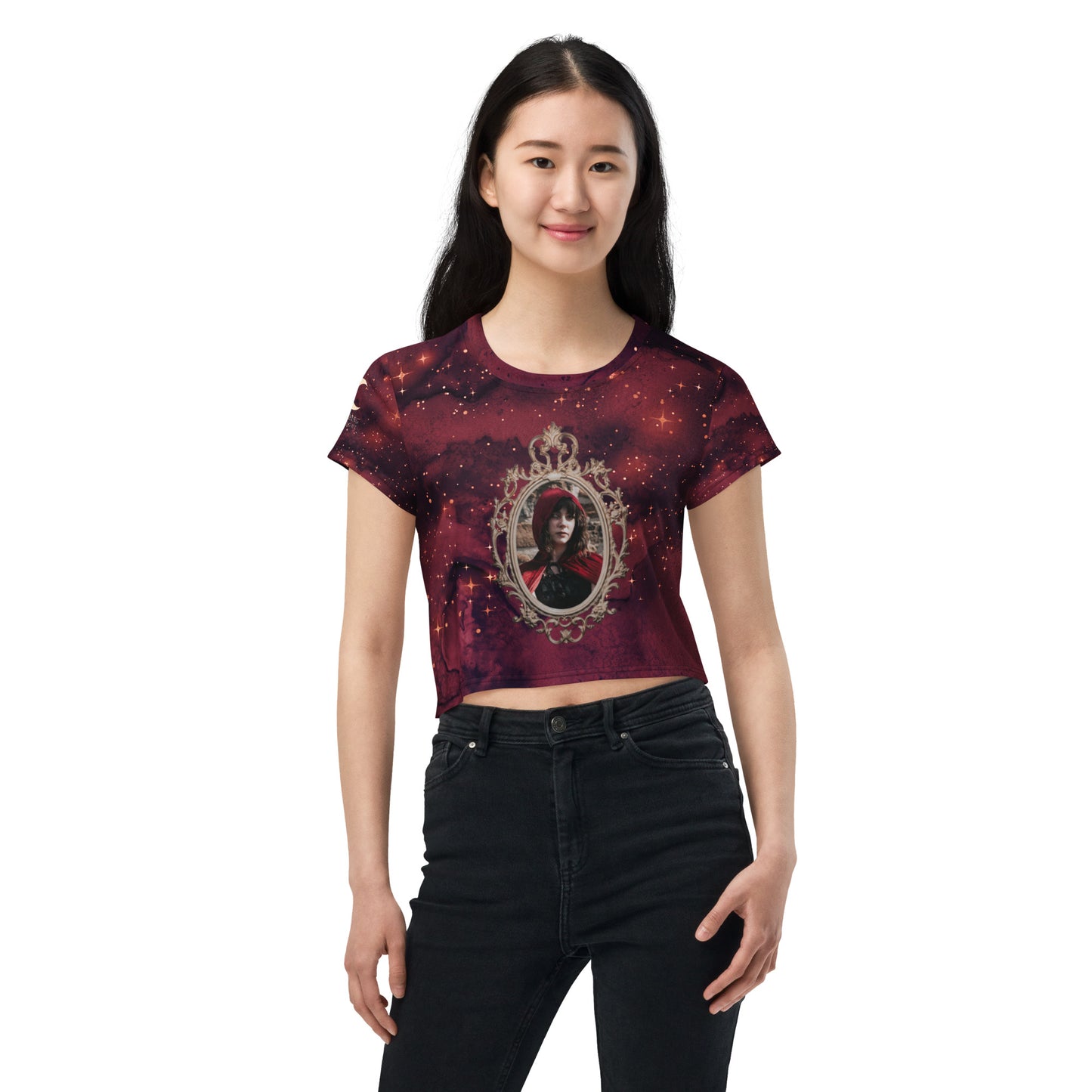 Red Riding Hood Crop Tee