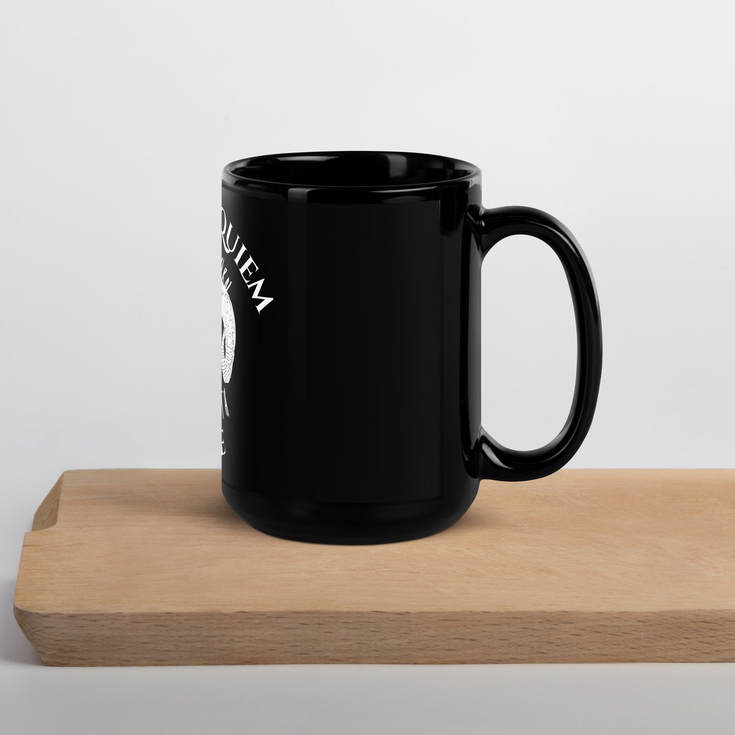 If Found Return to Lady Death Black Glossy Mug