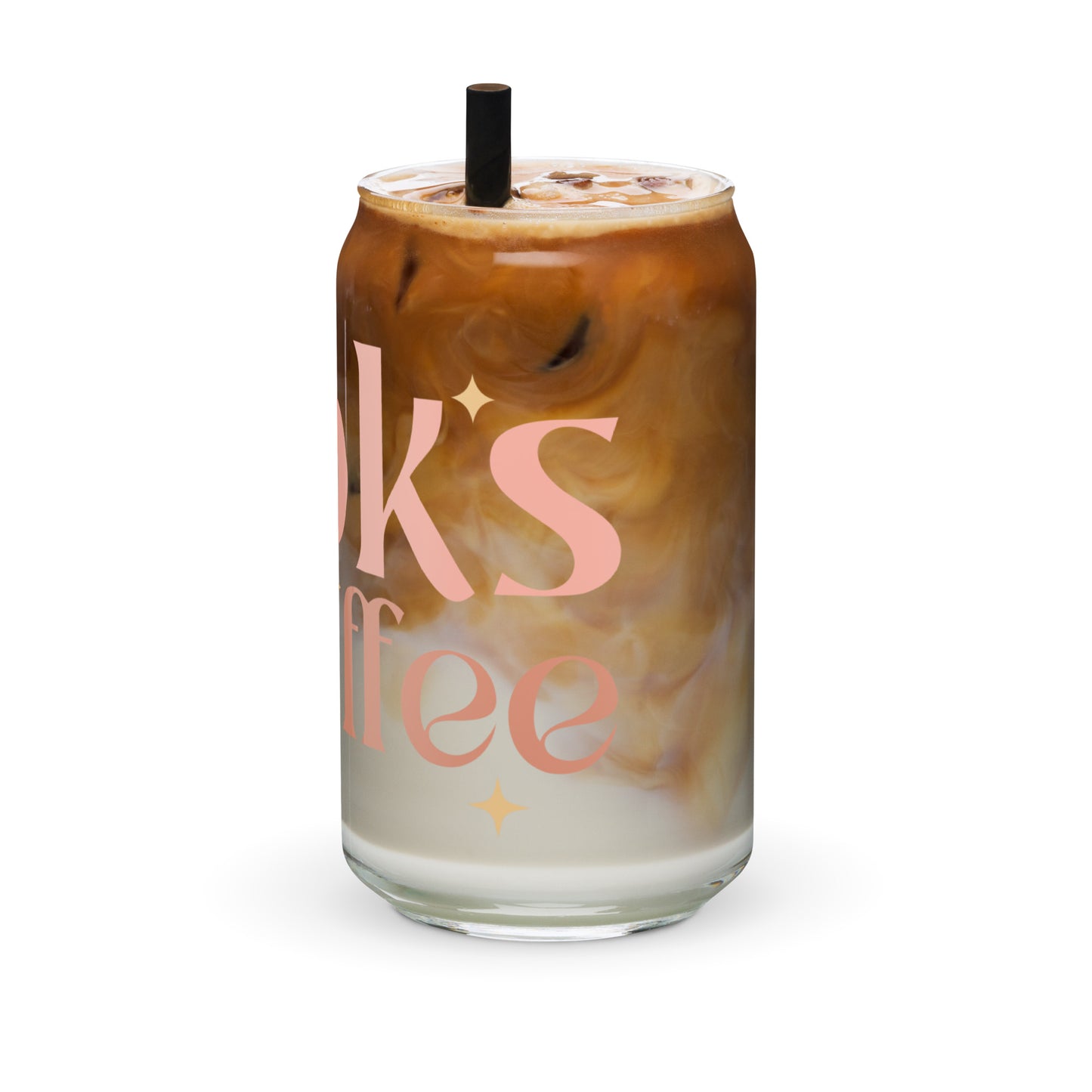 Books & Coffee Can-shaped glass