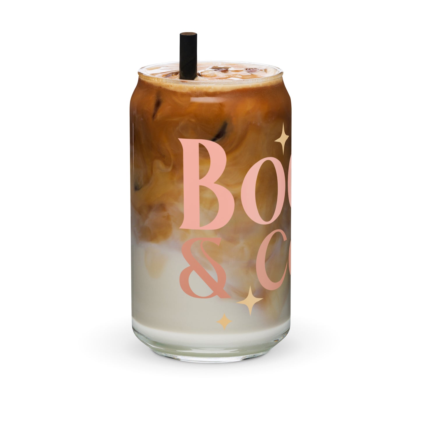Books & Coffee Can-shaped glass