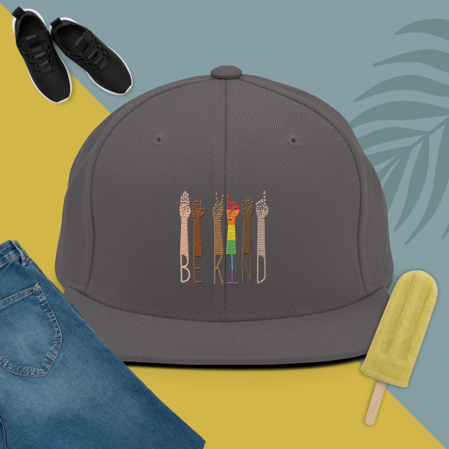 Kind Sign Snapback Hat