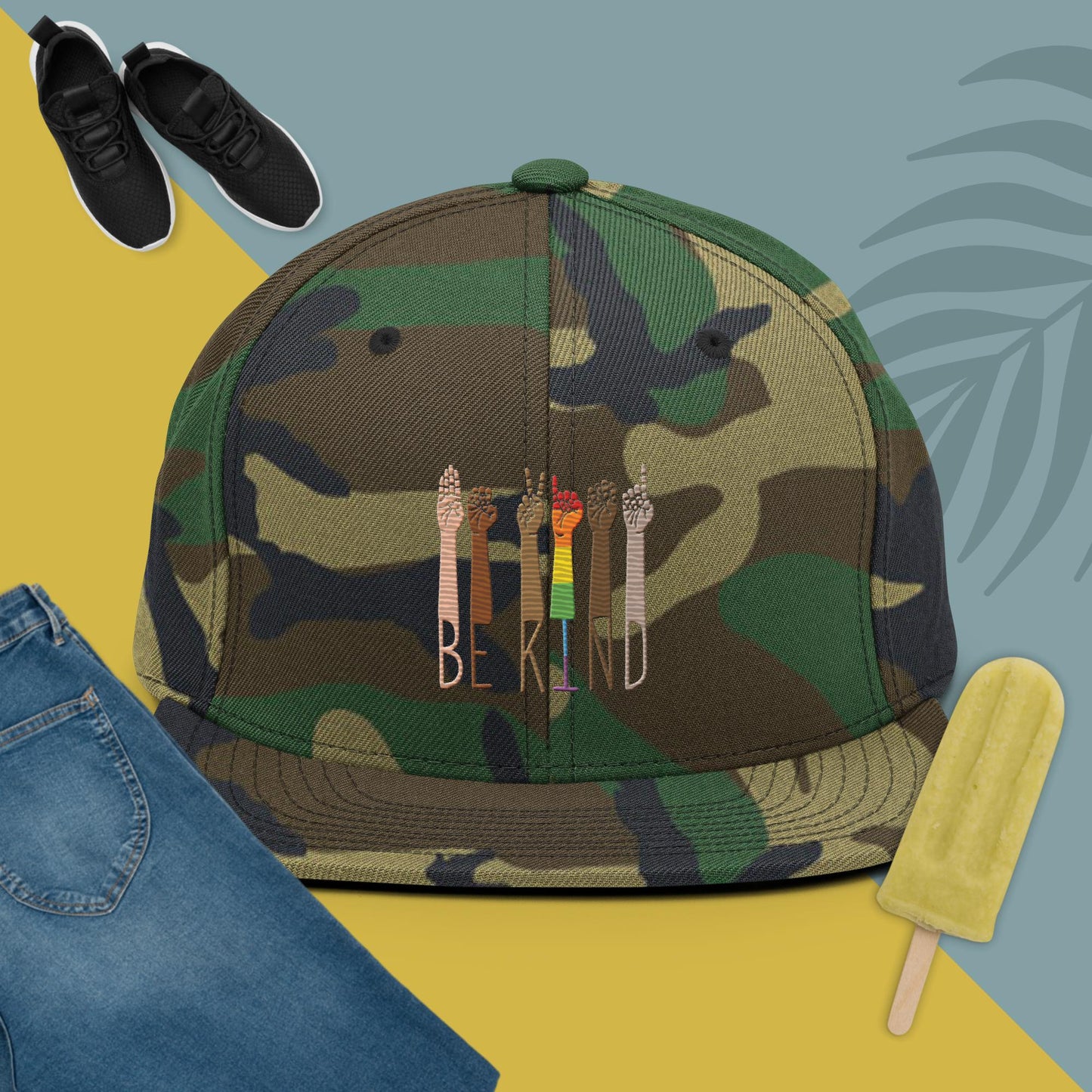 Kind Sign Snapback Hat