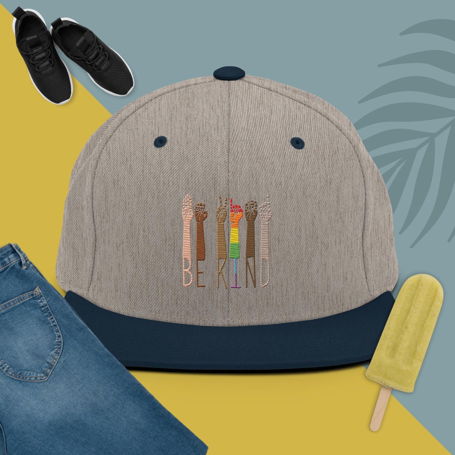Kind Sign Snapback Hat