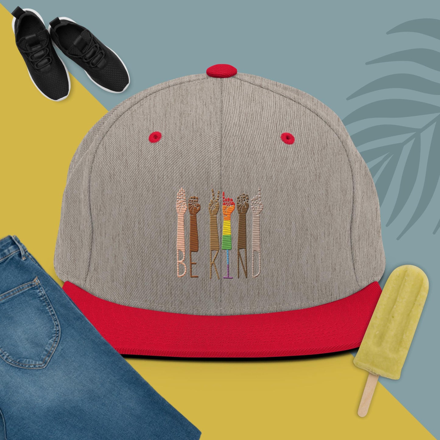 Kind Sign Snapback Hat