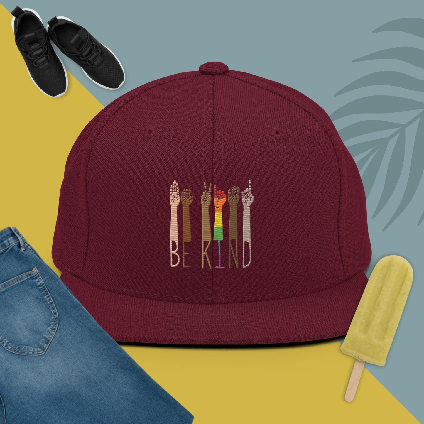 Kind Sign Snapback Hat