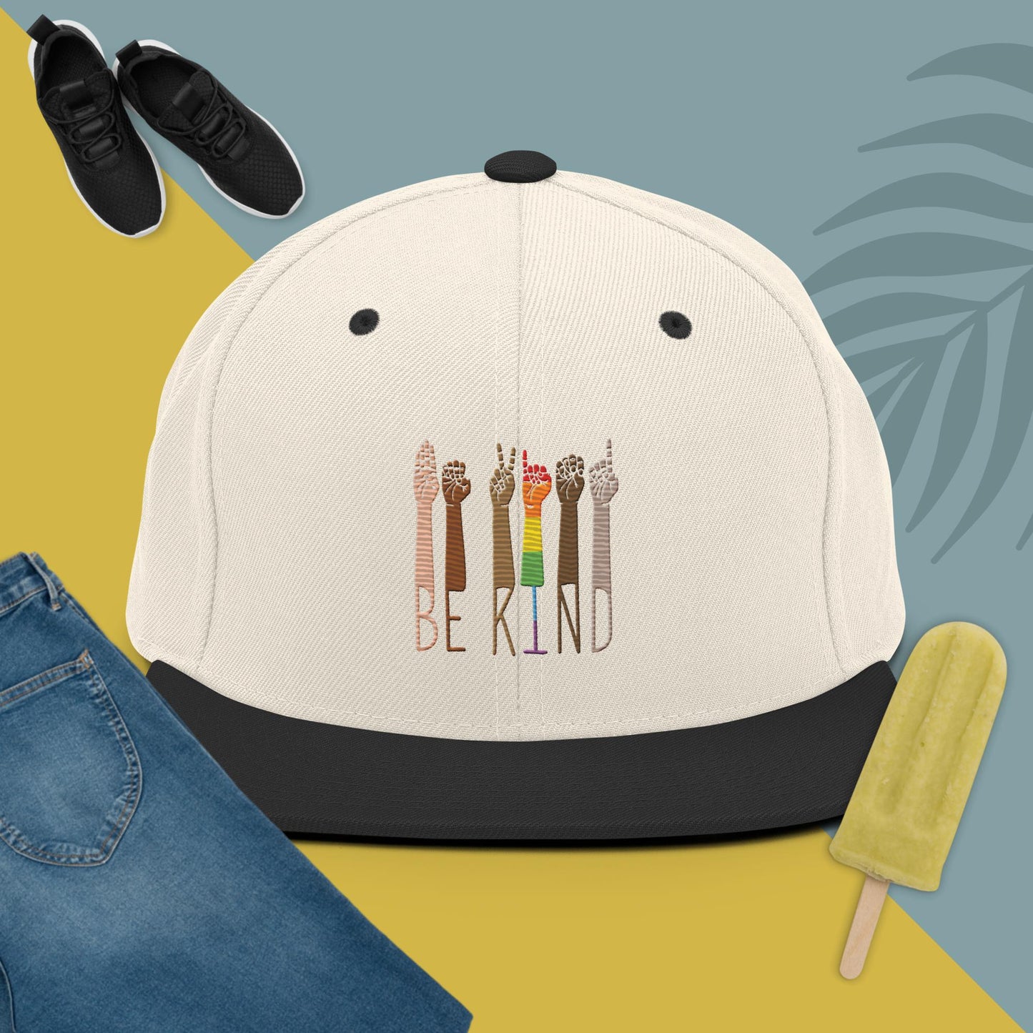 Kind Sign Snapback Hat
