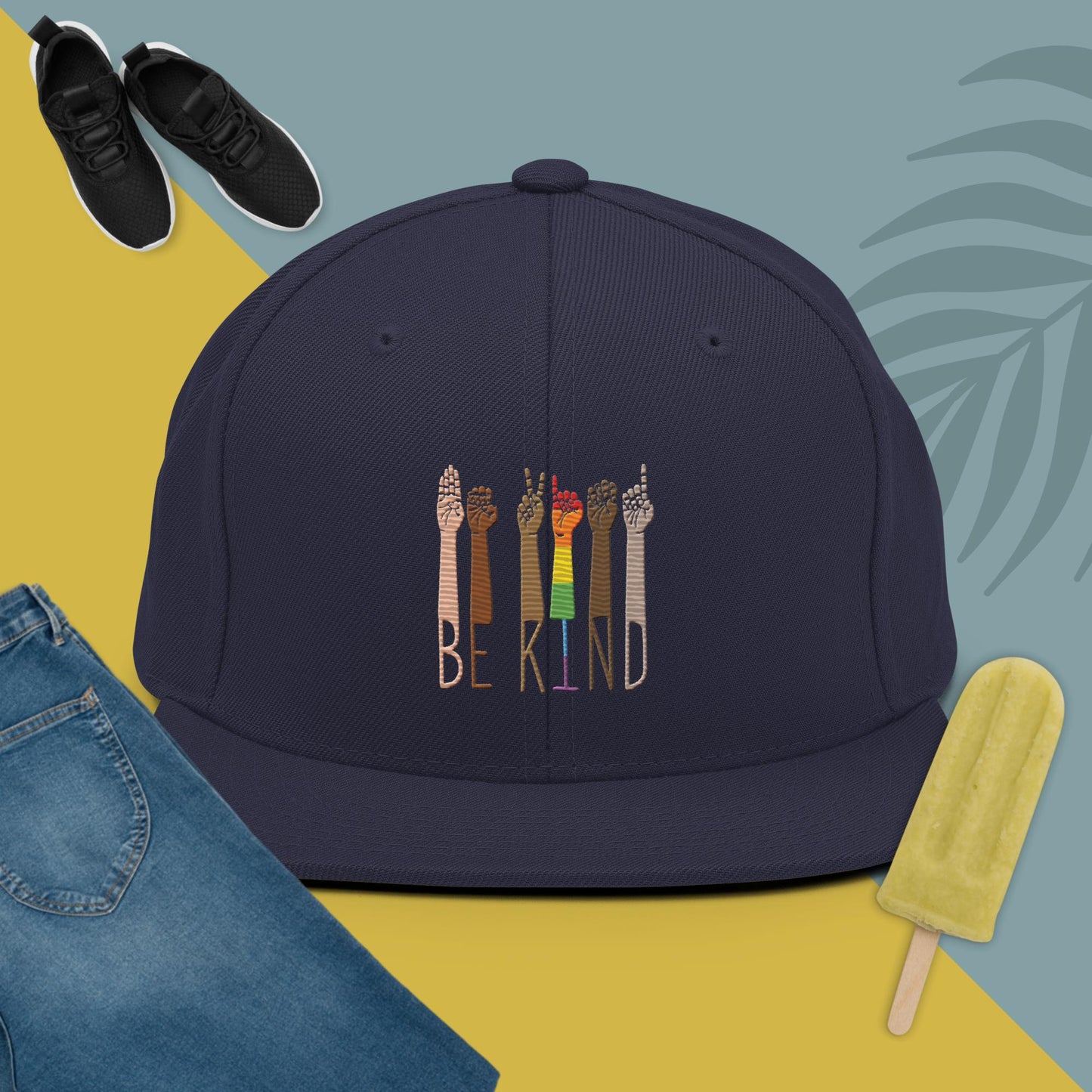 Kind Sign Snapback Hat