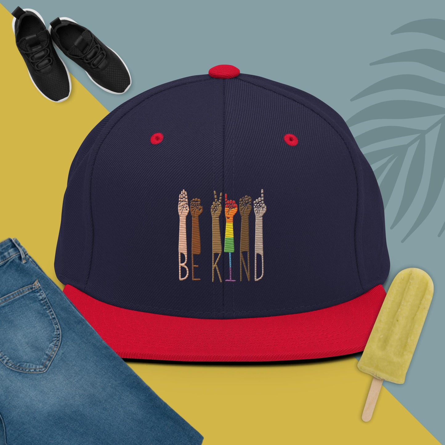 Kind Sign Snapback Hat