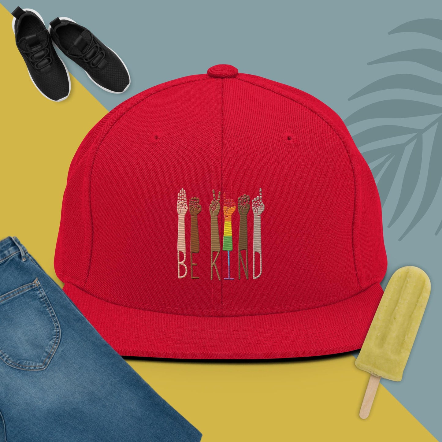 Kind Sign Snapback Hat