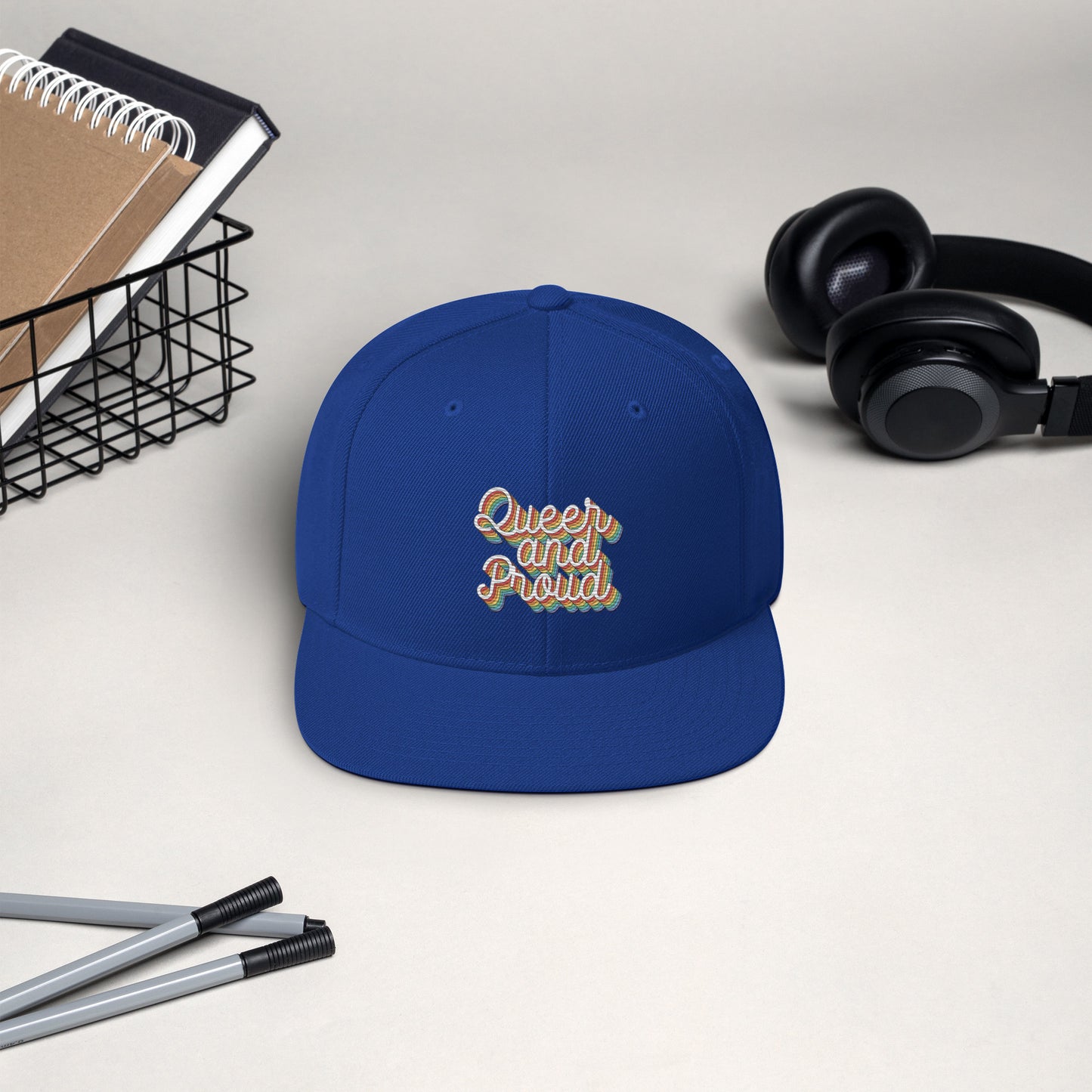 Queer & Proud Snapback Hat