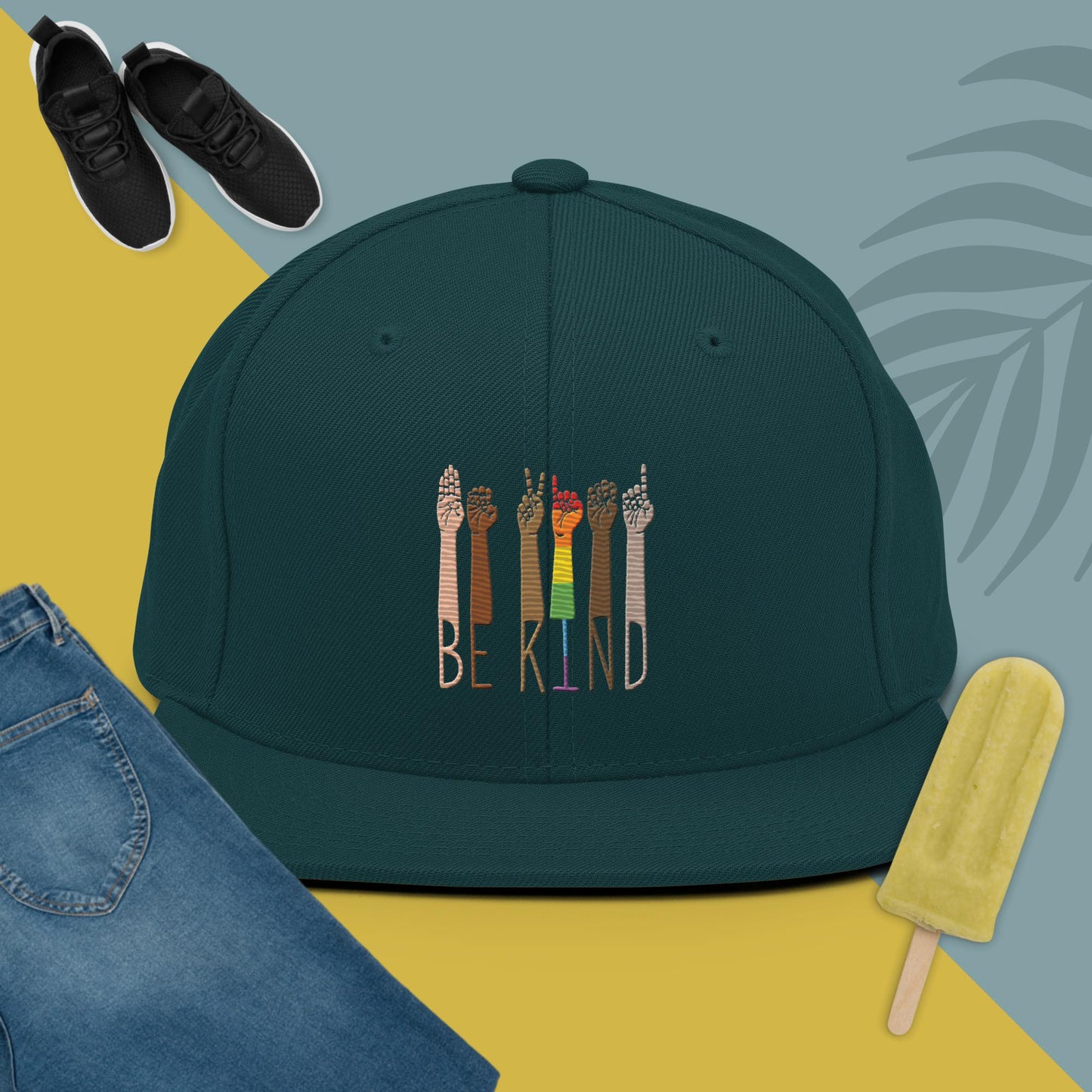 Kind Sign Snapback Hat