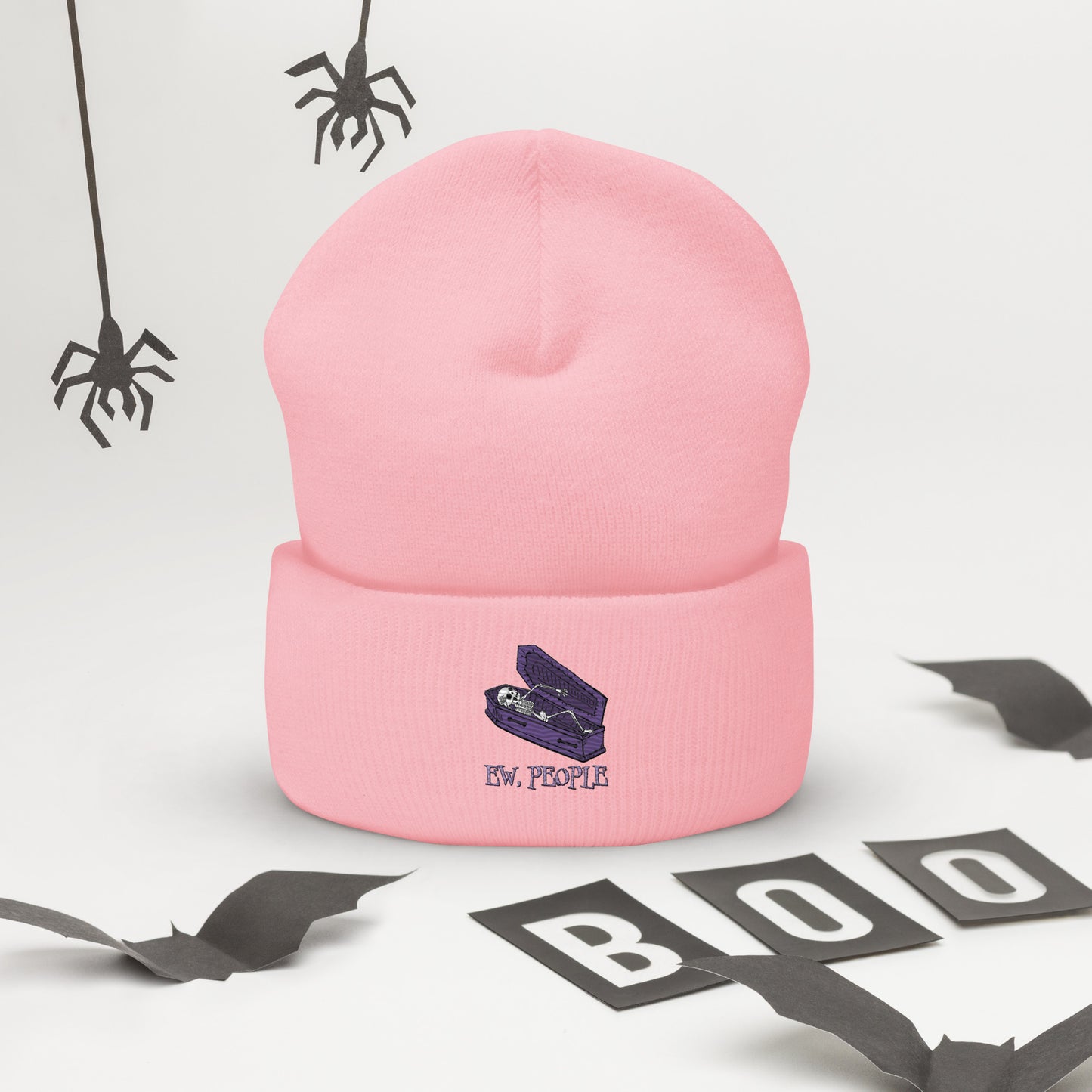 EW People Cuffed Beanie Hat