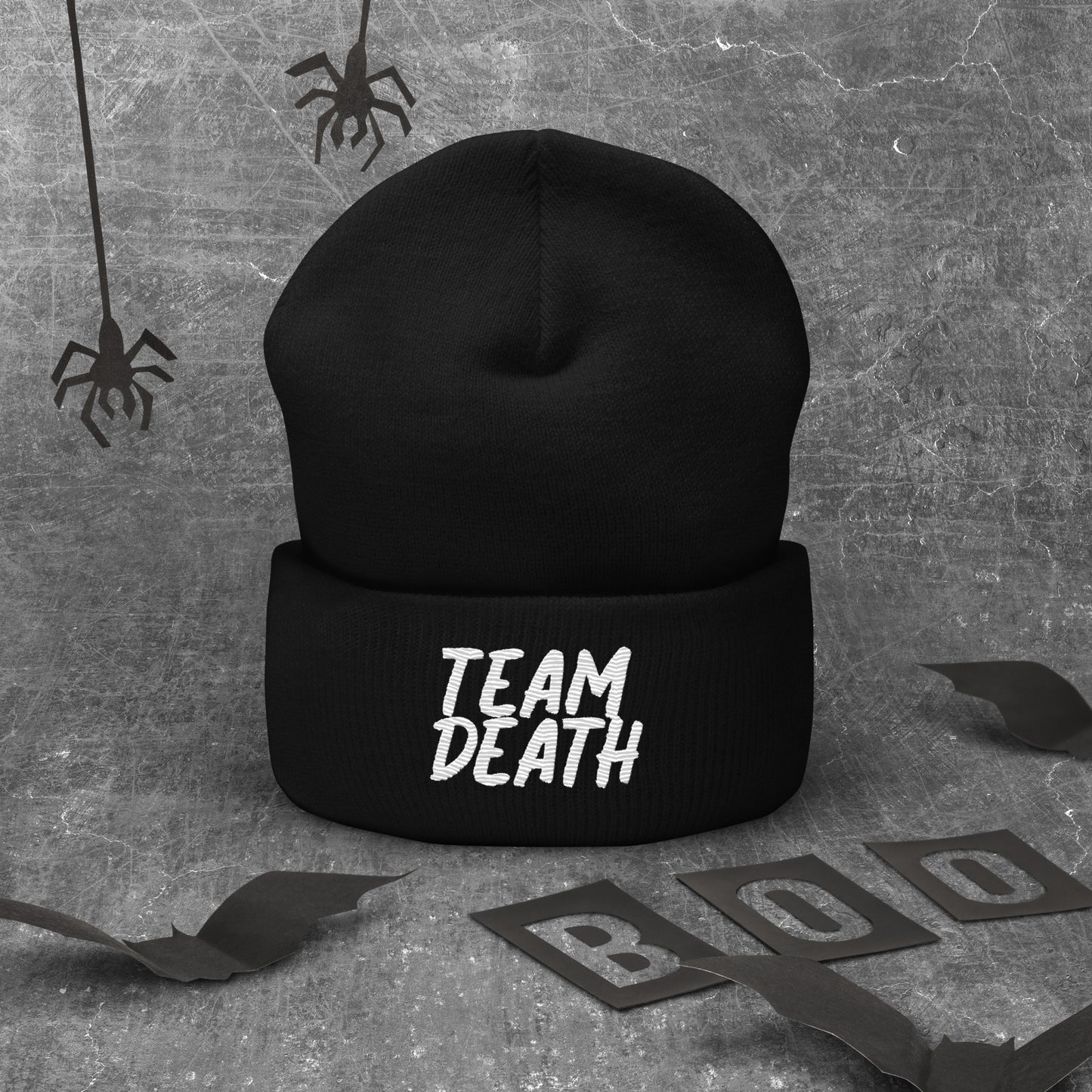 Team Death Cuffed Beanie