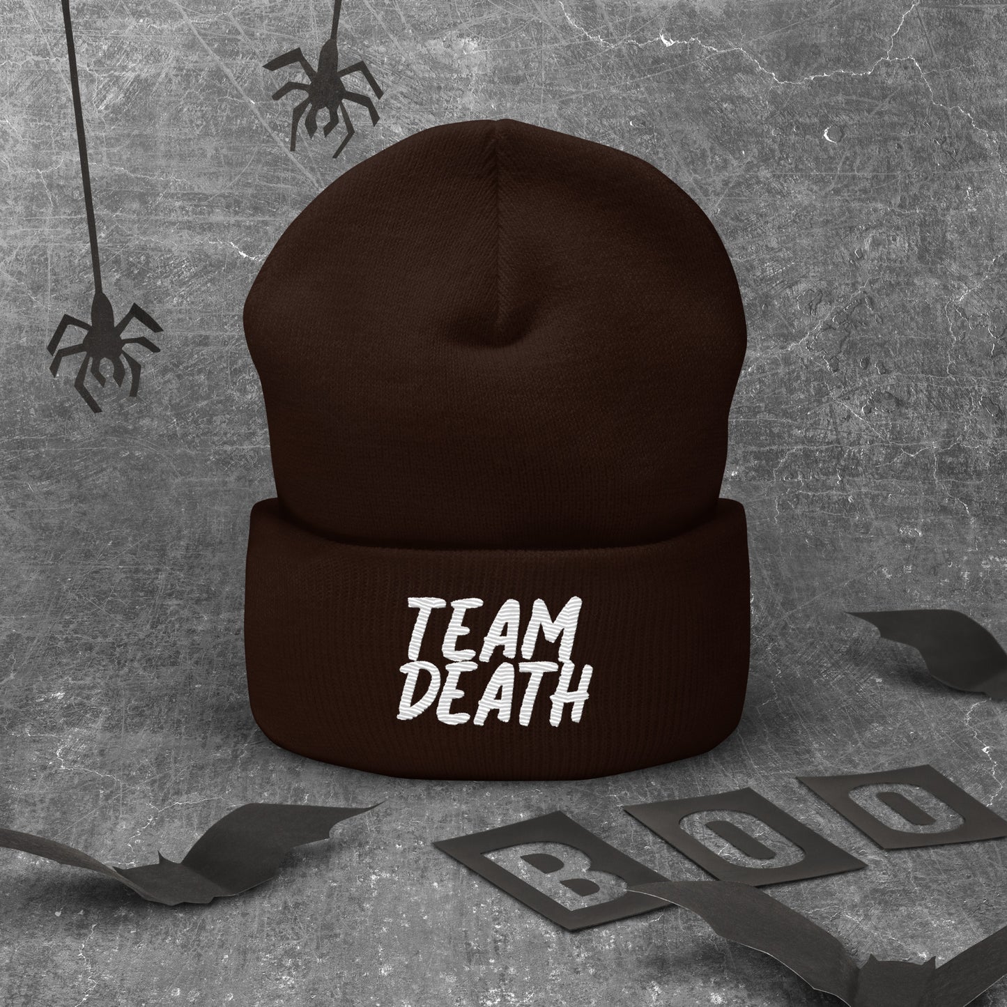 Team Death Cuffed Beanie