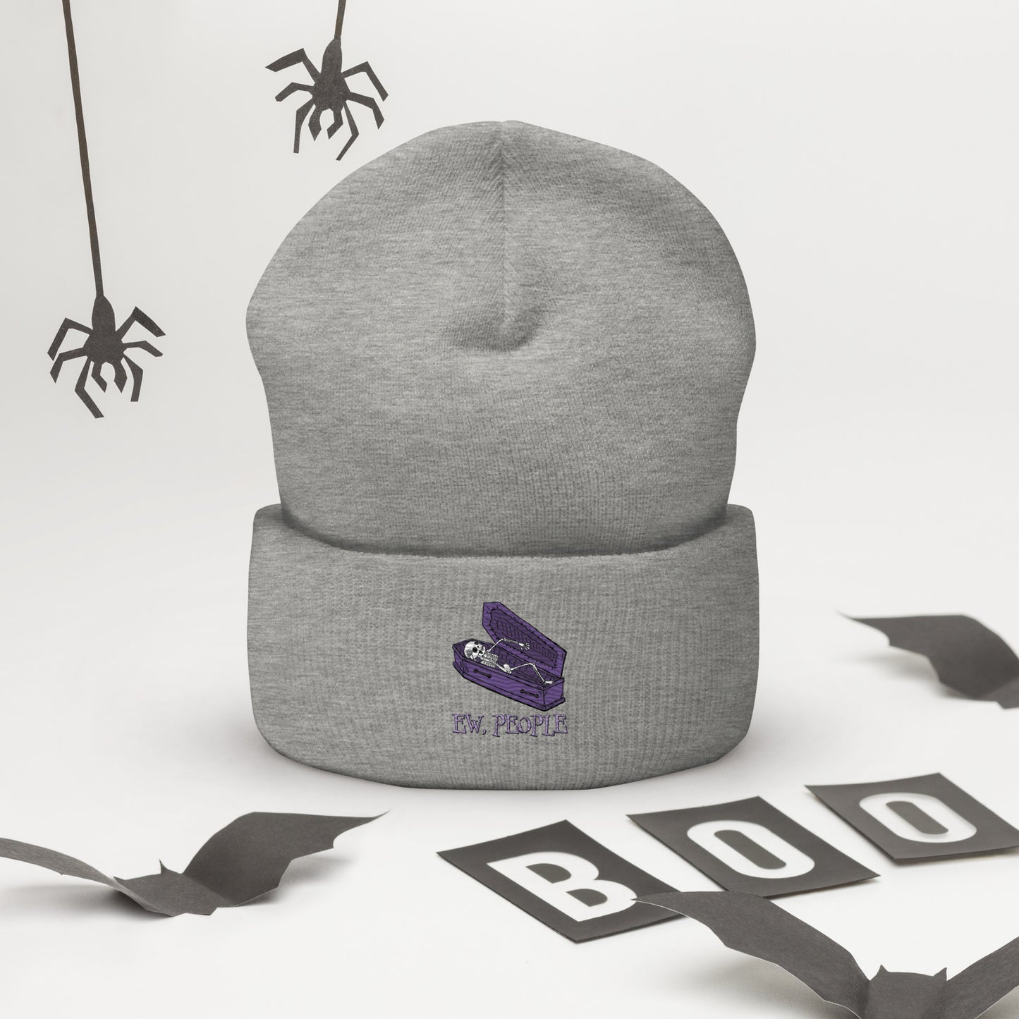 EW People Cuffed Beanie Hat