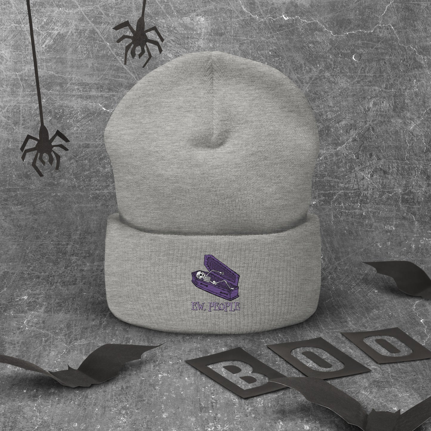 EW People Cuffed Beanie Hat