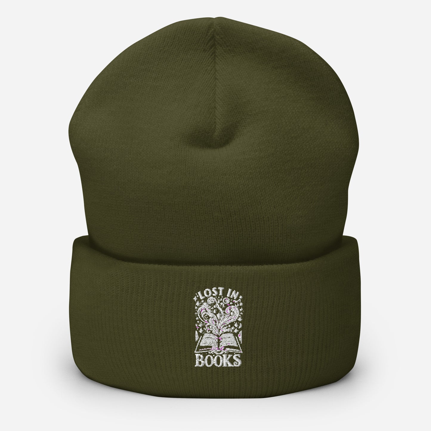 Lost In Books Cuffed Beanie