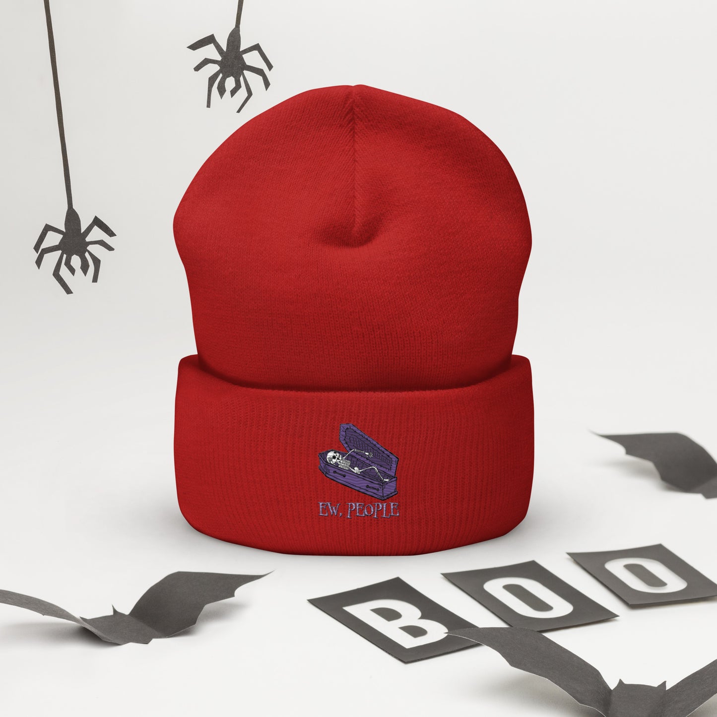 EW People Cuffed Beanie Hat