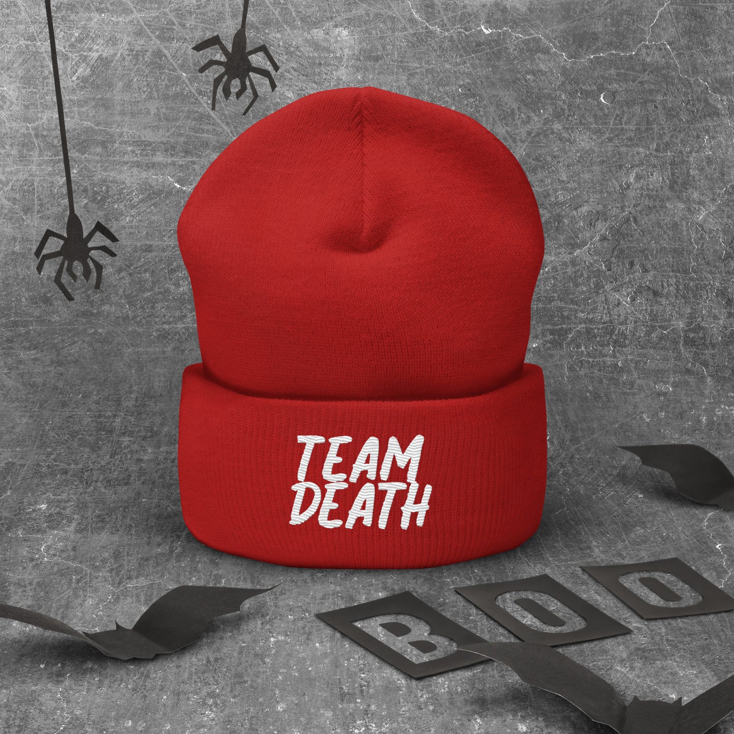 Team Death Cuffed Beanie