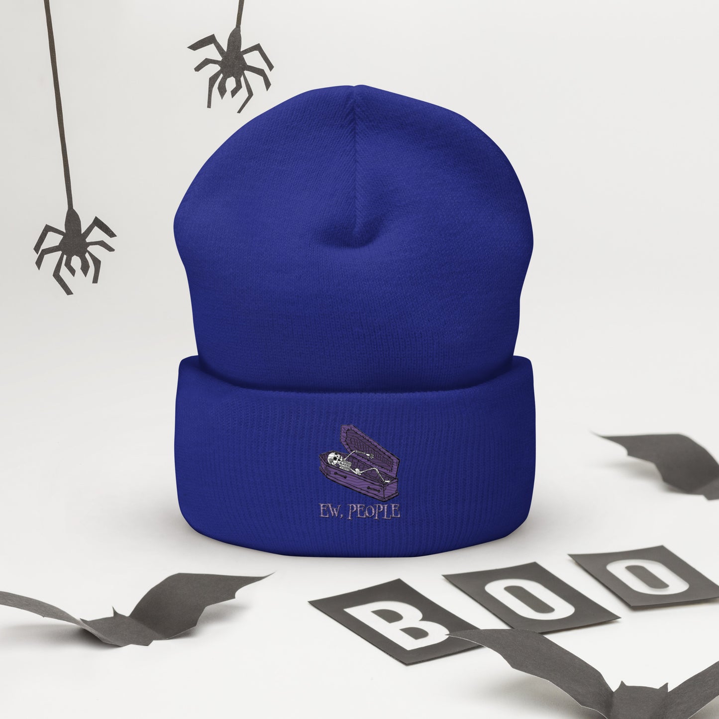 EW People Cuffed Beanie Hat