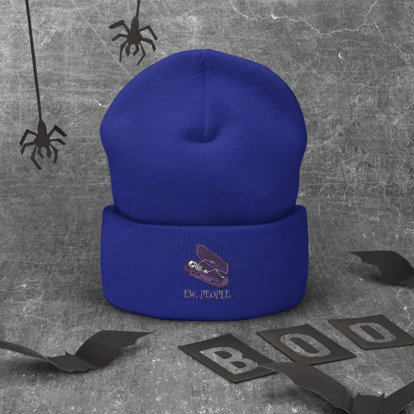 EW People Cuffed Beanie Hat