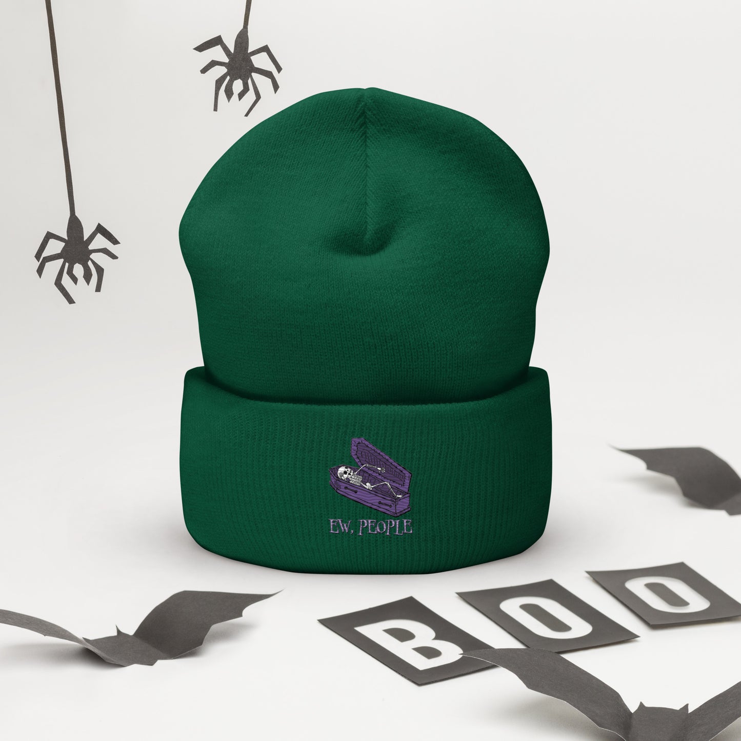 EW People Cuffed Beanie Hat