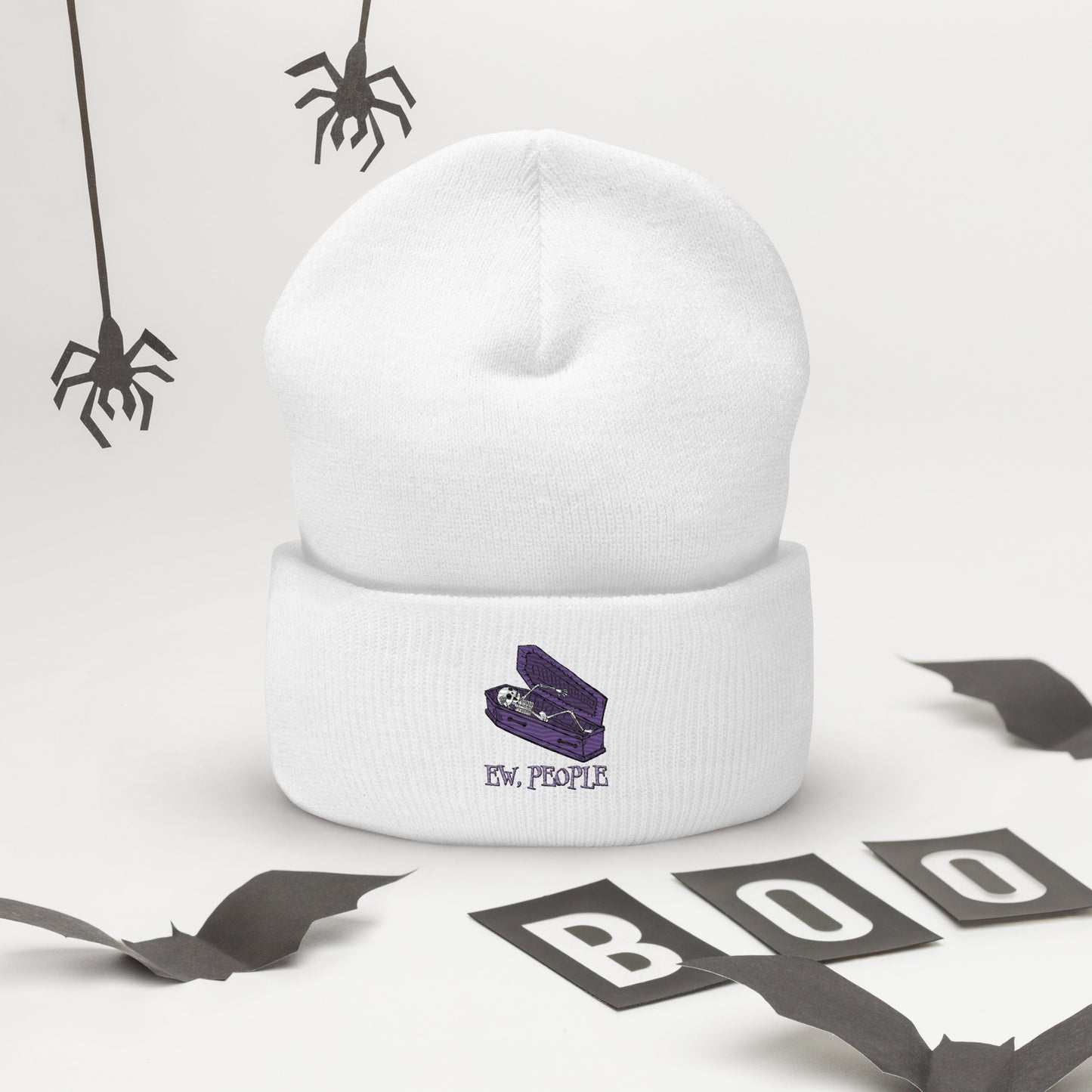 EW People Cuffed Beanie Hat