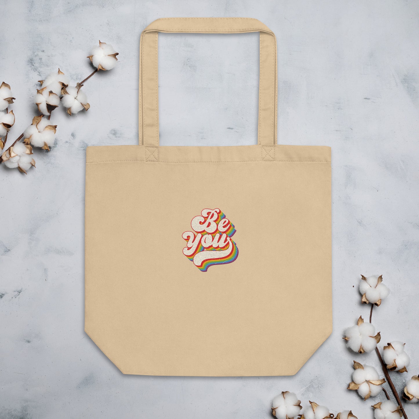 Embroidered Tote Bag