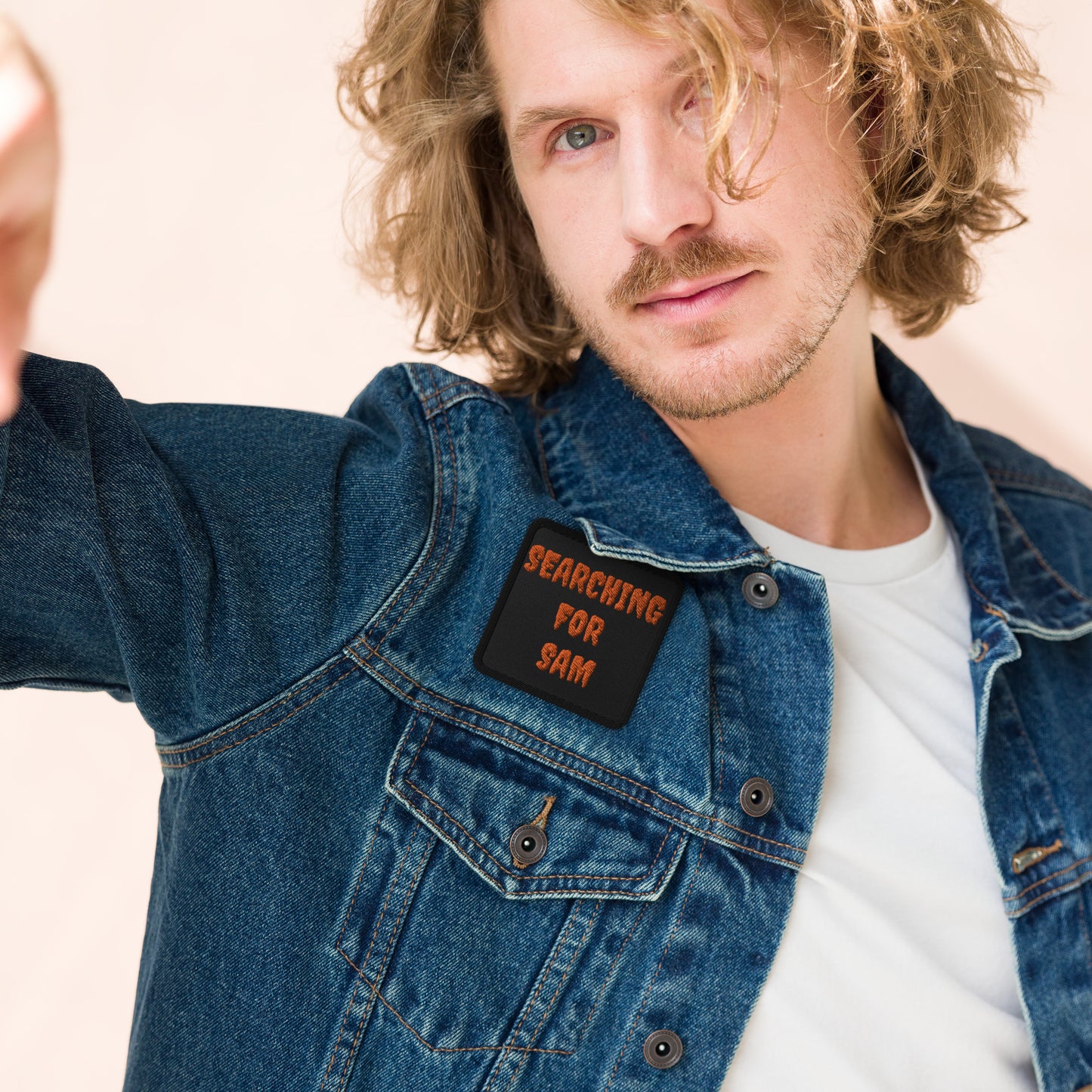 Searching for Sam Embroidered Patch