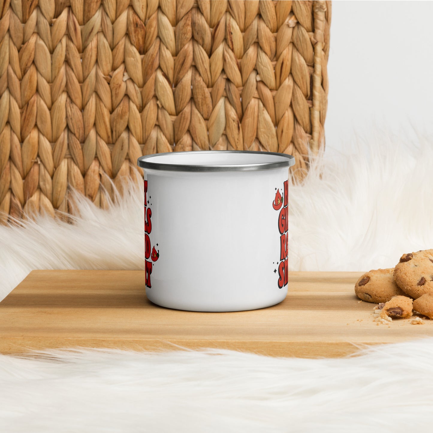 Read Smut Enamel Mug