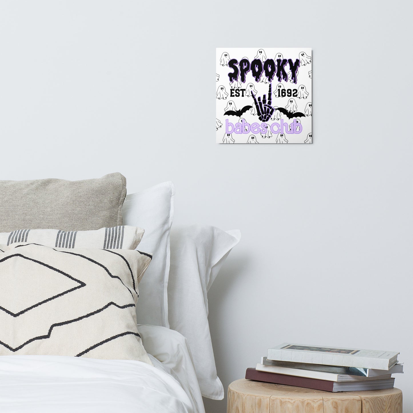 Spooky Babe Club Metal print