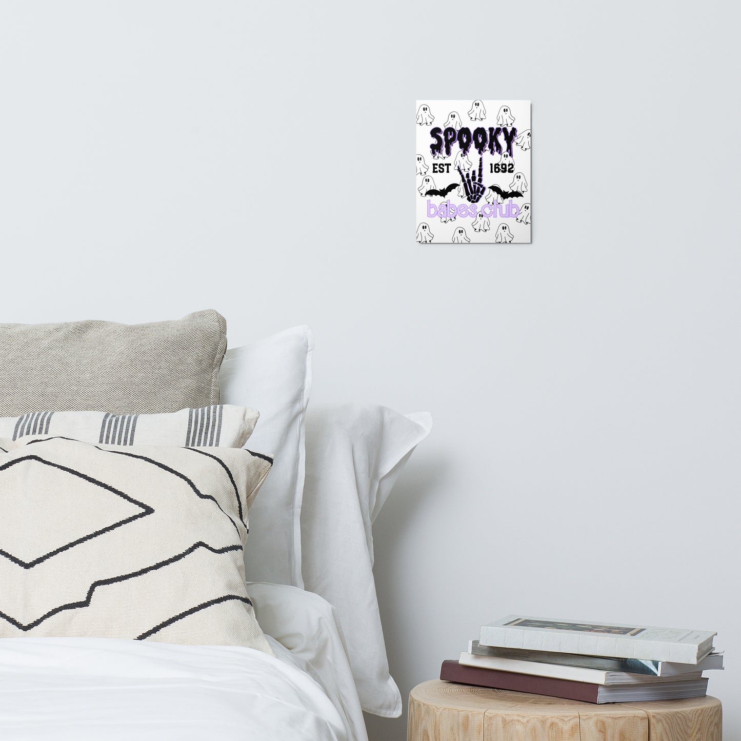 Spooky Babe Club Metal print