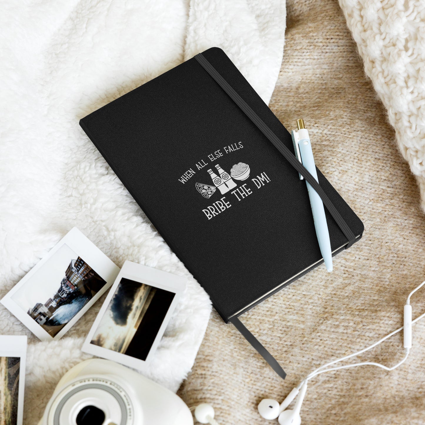 Bribe The DM Hardcover bound notebook
