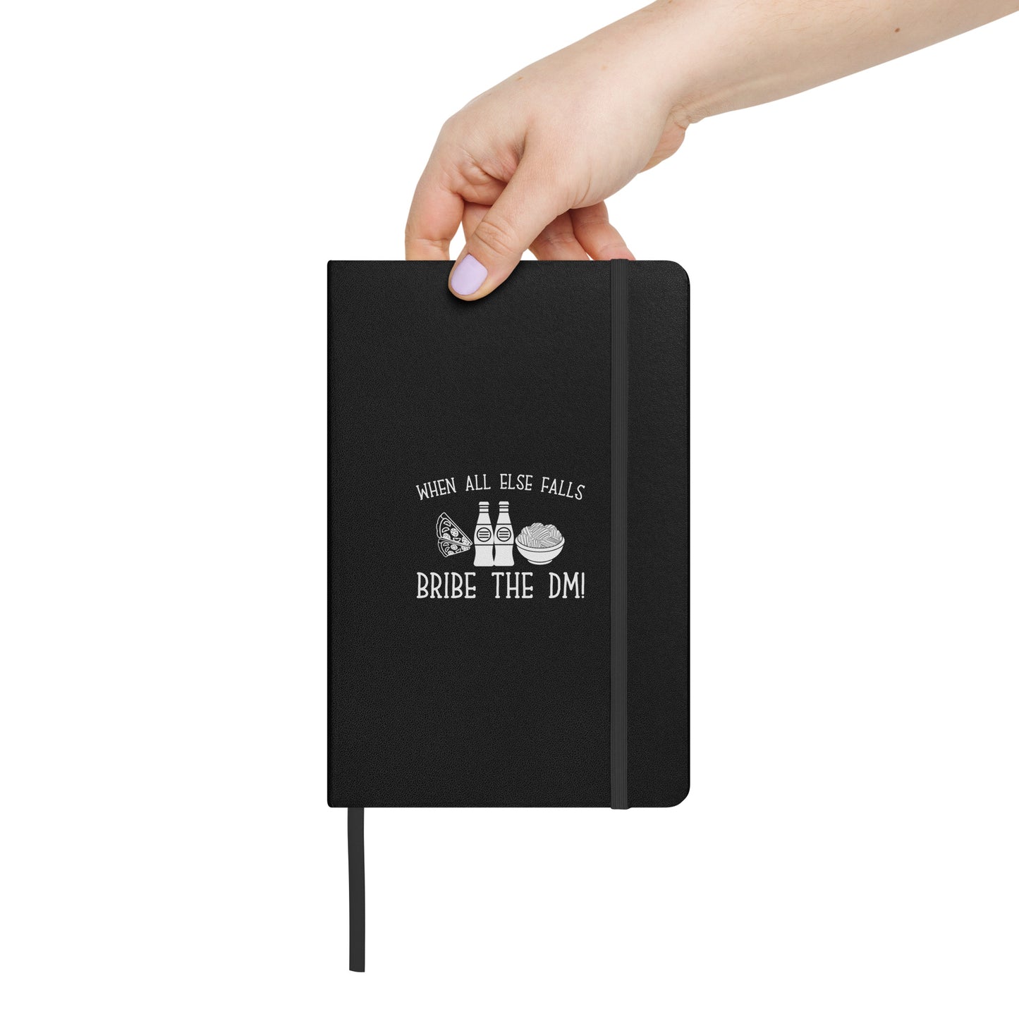 Bribe The DM Hardcover bound notebook