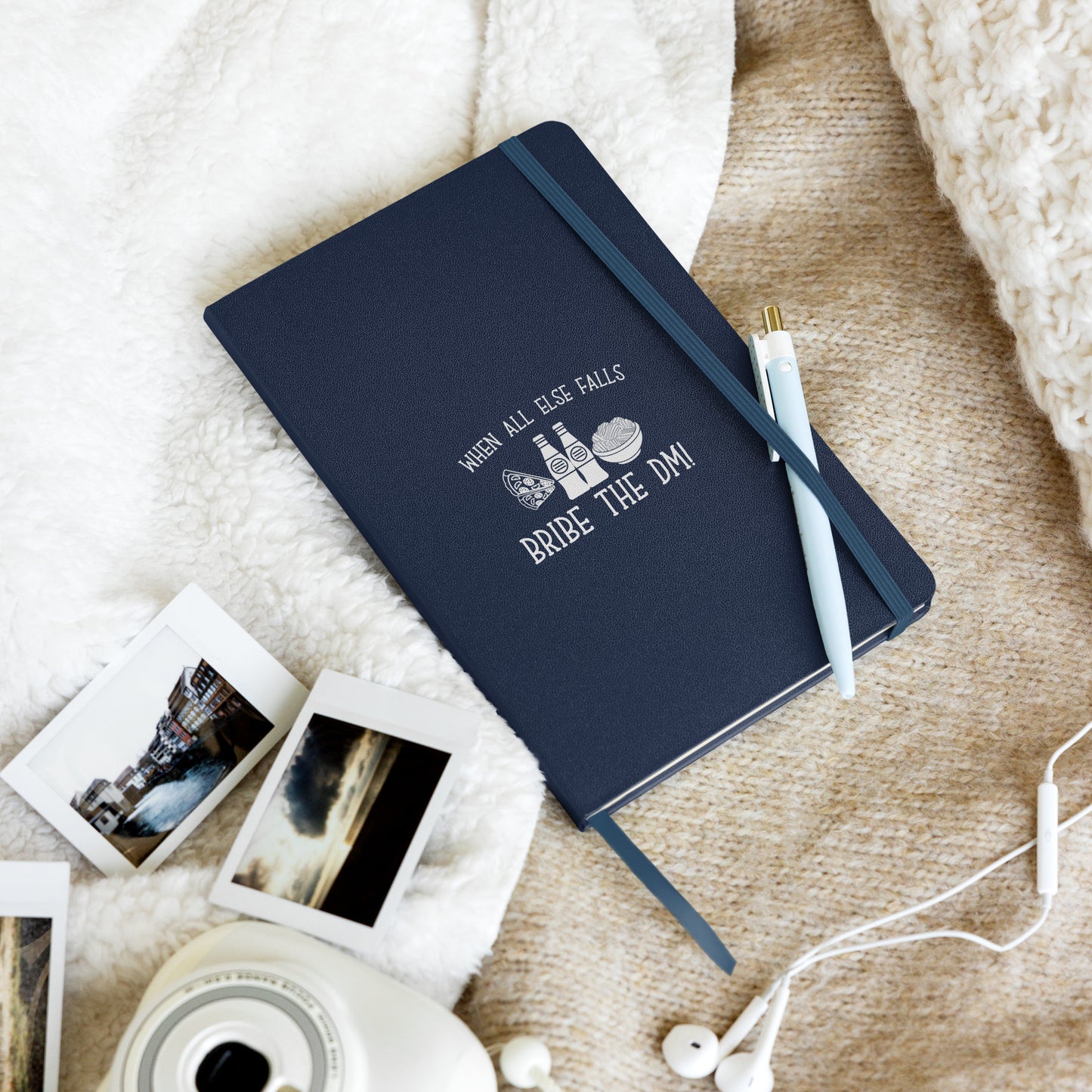 Bribe The DM Hardcover bound notebook