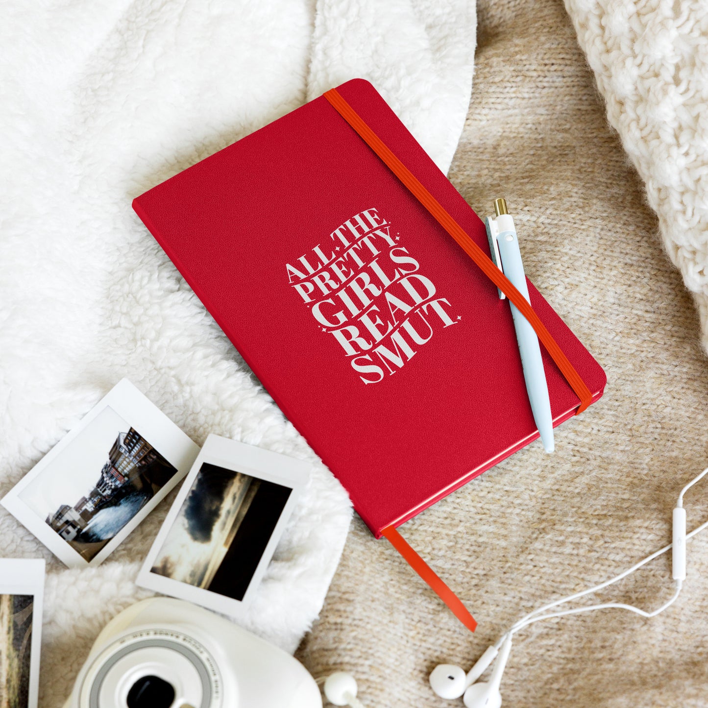 All Girls Read Smut Hardcover bound notebook