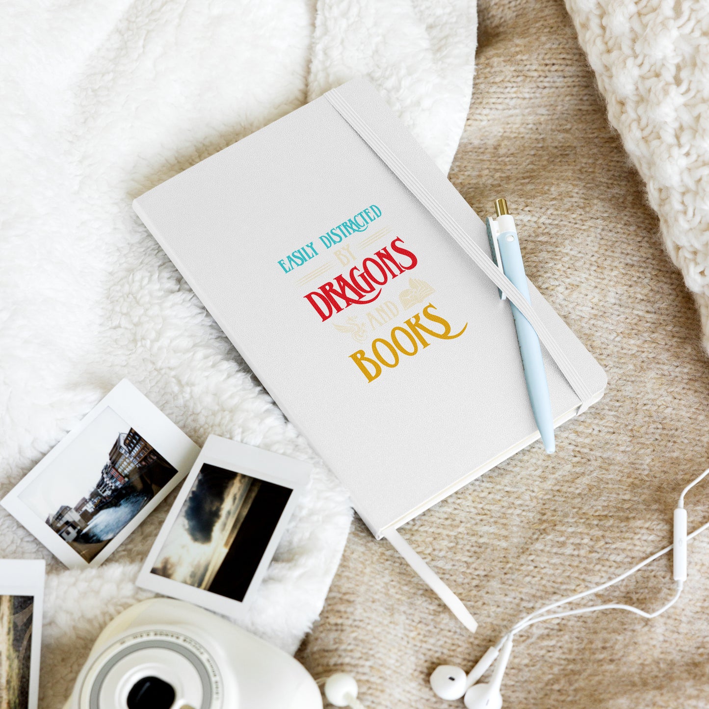 Easily Destracted By.... Hardcover bound notebook